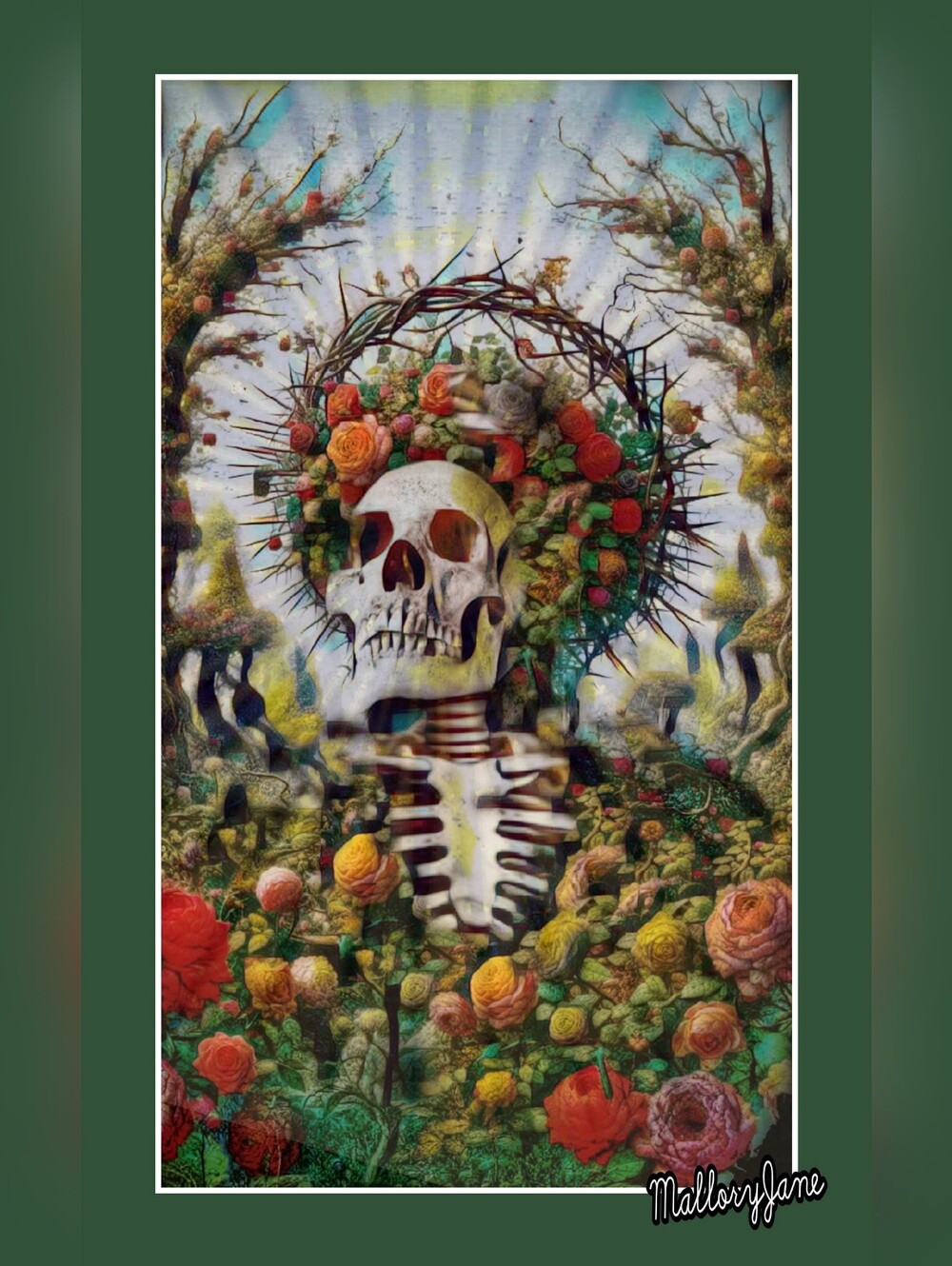 "In The end, It Is Grace That Wins" By MalloryJane Framed or Stretched 24' x 15"